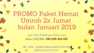 Banner Paket Umroh 2x Jumat Januari 2019