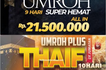 Paket Umroh Super Hemat Januari 2020 - 081259616150